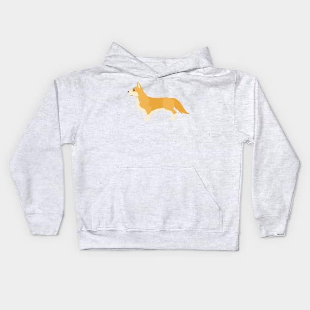 Welsh Corgi Kids Hoodie by kawaii_shop